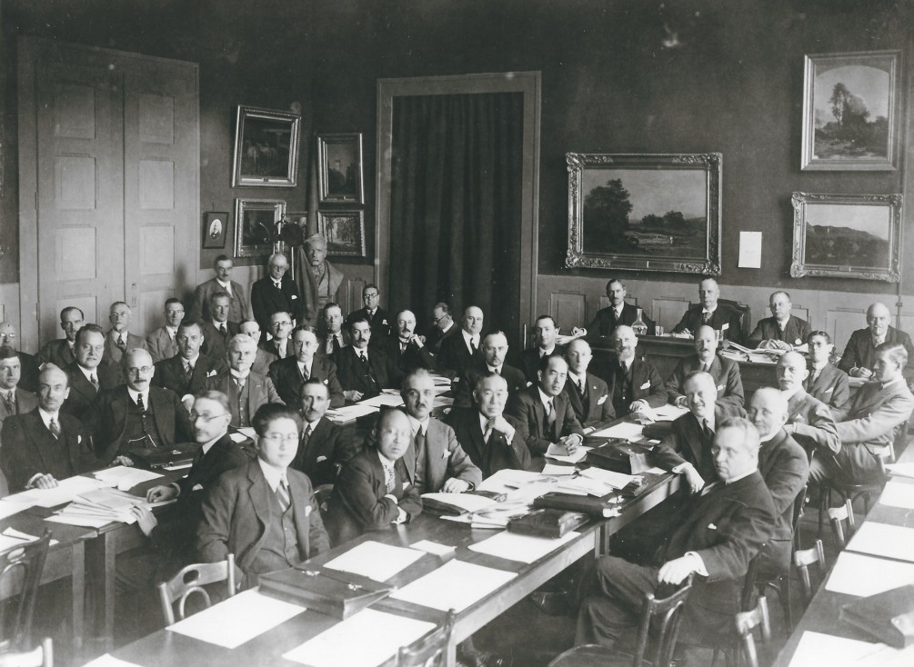 Groupe des employeurs à la 16ème session de la Conférence internationale du Travail, 1932